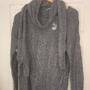 Sonoma Greg Sweater with attached Matching Scarf